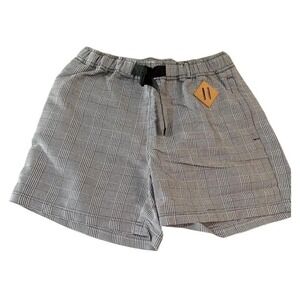 McNairy & Co.Glen Plaid Elastic Waist Shorts Mens L Drawstring Casual Streetwear